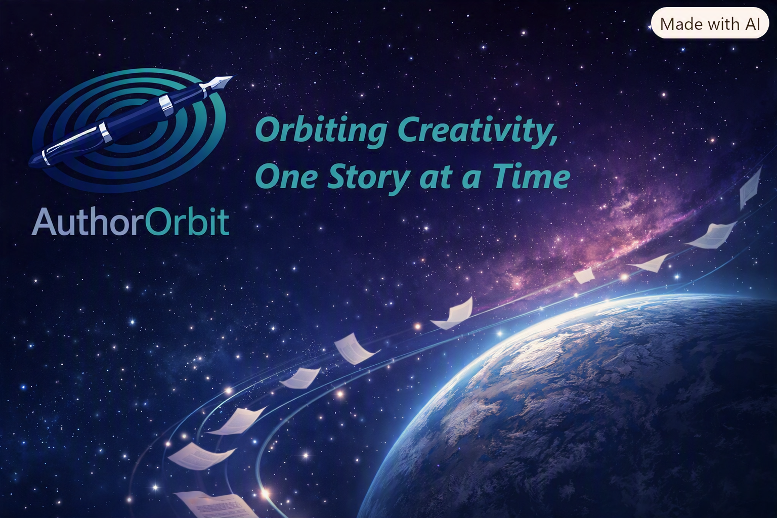 AuthorOrbit banner - Orbiting Creativity, One Story at a Time